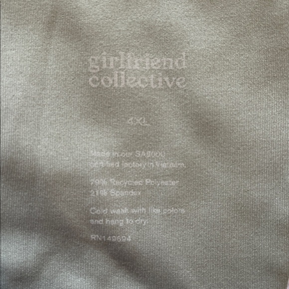 Girlfriend Collective Ribbed Tommy Bra & Paloma Racerback Bra Bundle, Women's 4X - Picture 7 of 9